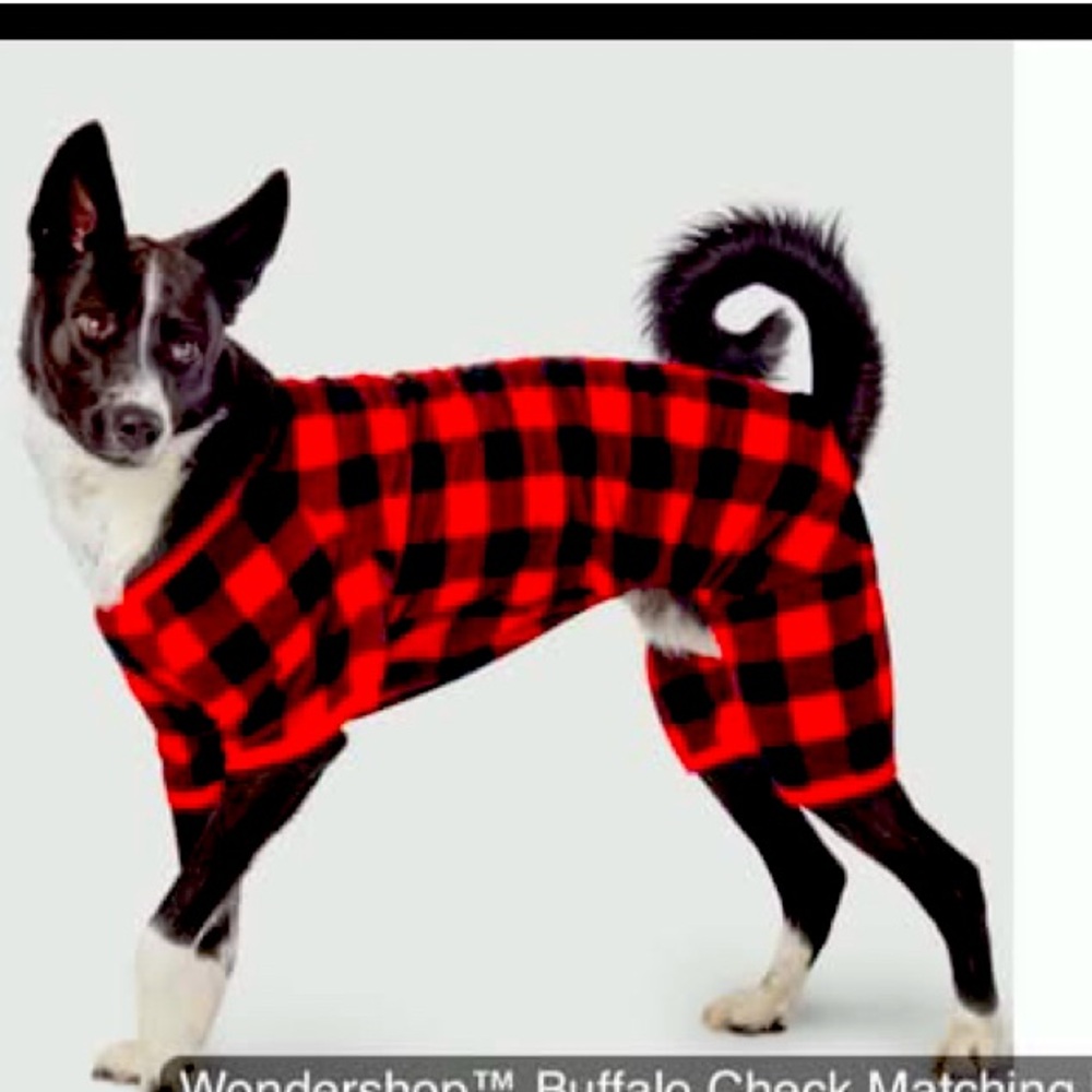 Buffalo Check Dog Pajamas